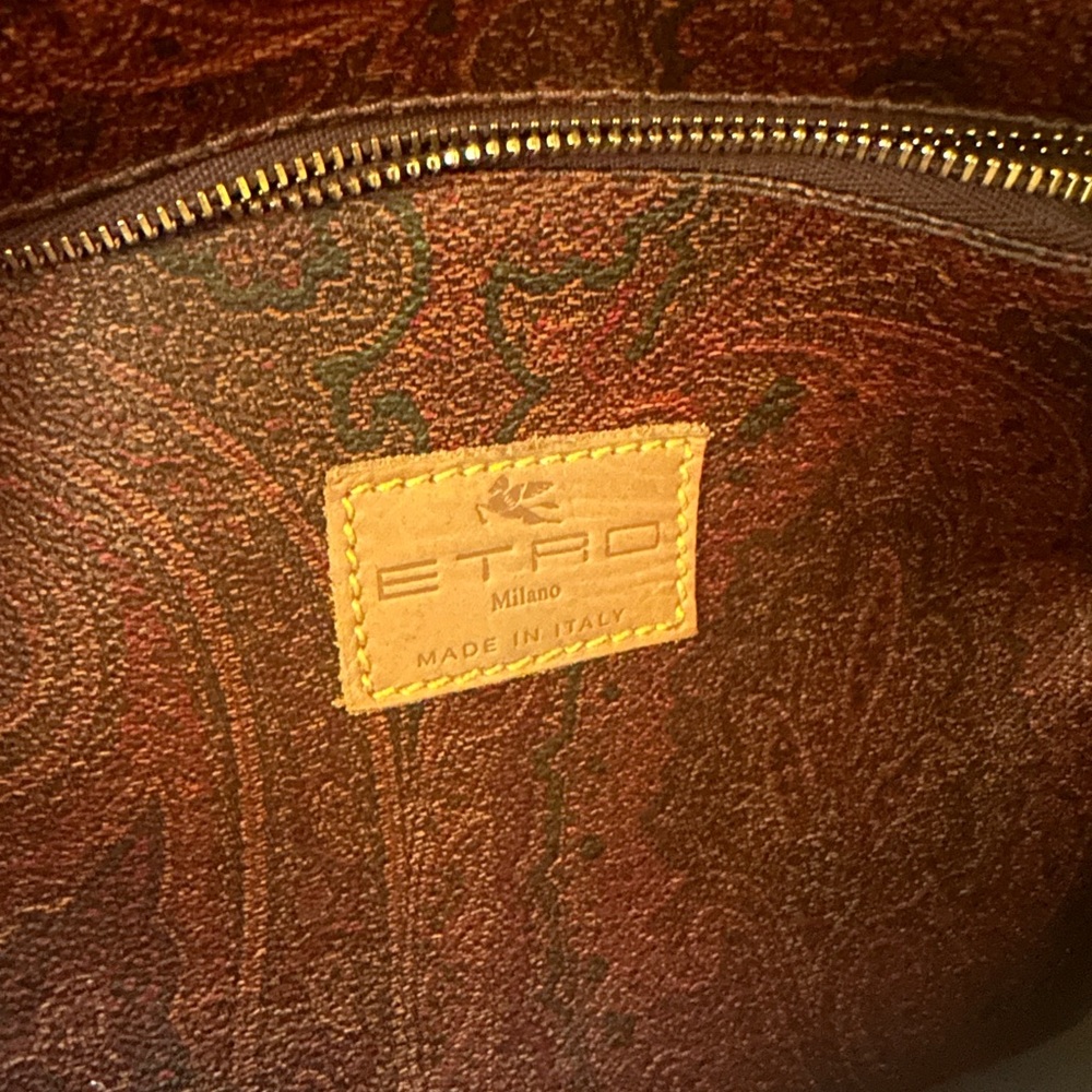 Etro Paisley Jacquard Boston Bag - Picture 2 of 16